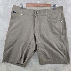 Kuhl Renegade Shorts Mens 36 Khaki Tan Hiking Technical Performance Outdoor